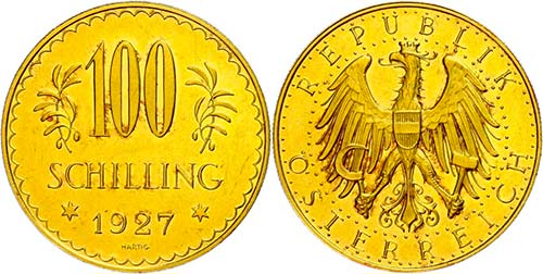 Austria 1st Republic 1918-1938 100 ... 