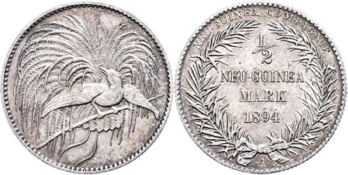 Coins German Colonies New Guinea, ... 