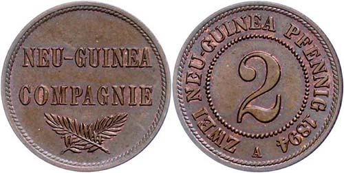 Coins German Colonies New Guinea, ... 