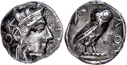 Attica Athen, tetradrachm (16, 95 ... 