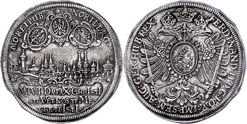 Nürnberg City Thaler, 1631, with ... 