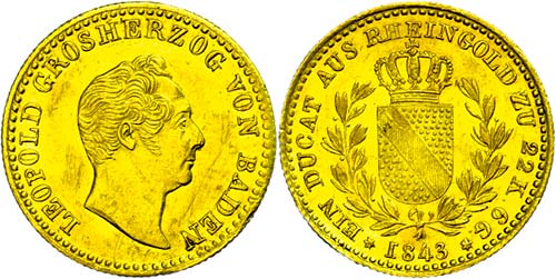 Baden Ducat (Rhine gold ducat), ... 