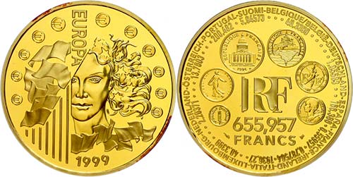 France 655, 957 Franc ( = 100 ... 