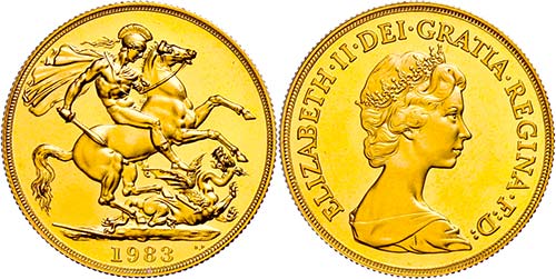 Great Britain 2 Pounds, Gold, ... 