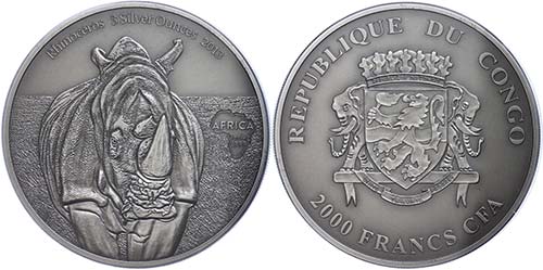Republic of the Congo 2.000 Franc, ... 