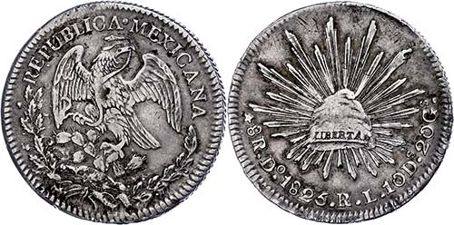 Coins Mexiko 8 Real, 1825, ... 