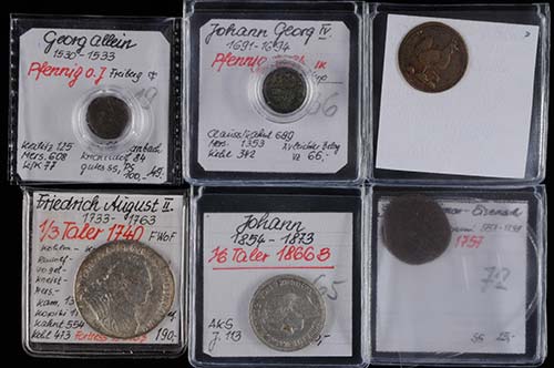 German Coins Until 1871 Saxony, ... 