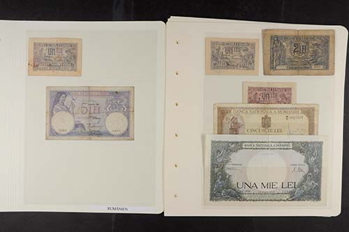 Banknotes of Europe Romania, ... 