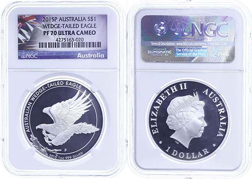 Australia 1 Dollar, 2015, Wedged ... 