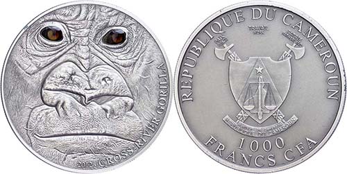 Kamerun 1.000 Francs, 2012, Cross ... 