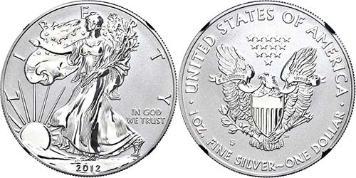 Coins USA 1 Dollar, 2012, S, ... 