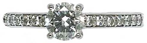 Rings Attractive ladies solitaire ... 