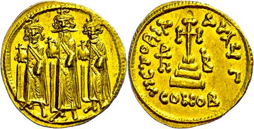 Coins Byzantium Heraclius, ... 