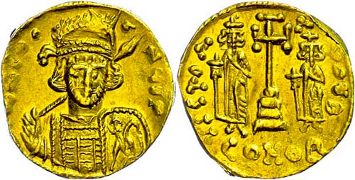 Coins Byzantium Constantinus IV. ... 