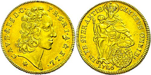Bavaria Duchy 1 / 2 Karolin, Gold, ... 