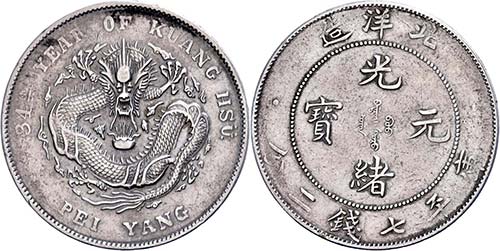 China Kaiserreich Chihli, Dollar, ... 