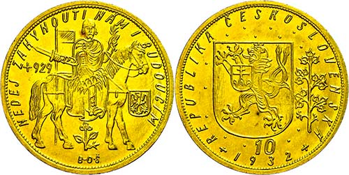 Czech Republic 10 ducat, 1932, St. ... 