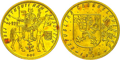Czech Republic 5 ducat, 1934, St. ... 