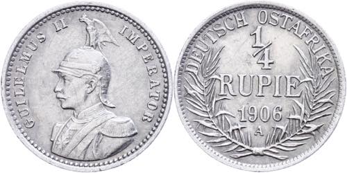 Coins German Colonies DOA. 1/4 ... 