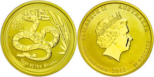 Australia 50 Dollars, Gold, 2013, ... 