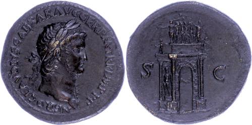 Münzen Römische Kaiserzeit Nero, ... 
