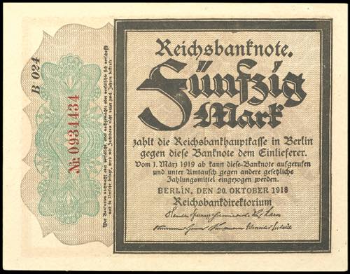 Deutsche Reichsbanknoten 1874-1945 ... 
