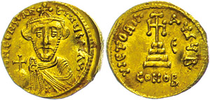Münzen Byzanz Constans II., ... 