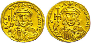 Münzen Byzanz Constantin V. ... 