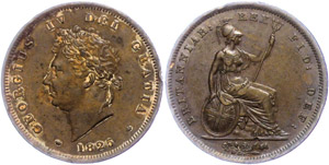 Grossbritannien Penny, 1825, ... 