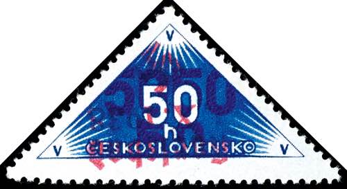 Karlsbad 50 Heller delivery stamp ... 