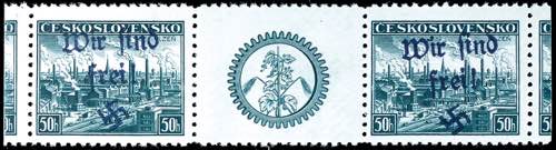 Reichenberg 50 H. stamp ... 
