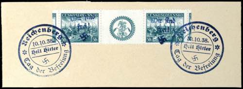 Reichenberg 50 h. Stamp exhibition ... 