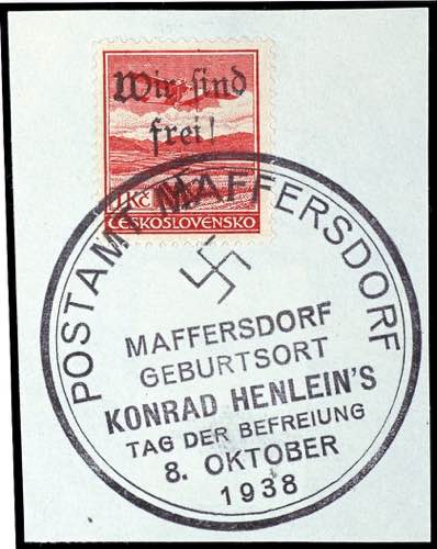 Maffersdorf 1 Kc. Airmail with ... 