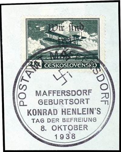 Maffersdorf 2 Kc. Airmail with ... 