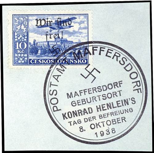 Maffersdorf 10 Kc. Airmail with ... 