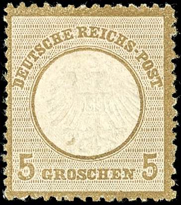 German Reich 5 Groschen dark ochre ... 