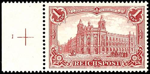 German Reich 1 Mark Reichspost, ... 