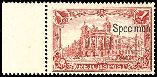 German Reich 1 Mark Reichspost ... 