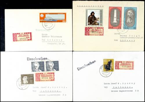 Registered Letter Stamps 4 ... 