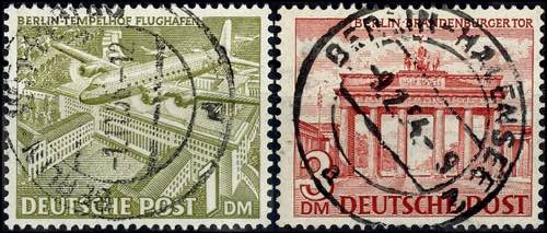 Berlin 1 und 3 Mk. Berliner Bauten ... 