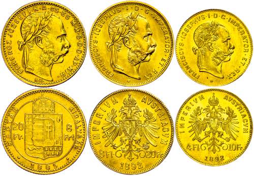 Sammlungen Goldmünzen ÖSTERREICH ... 