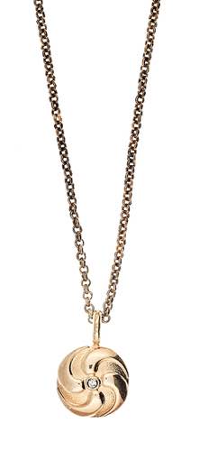 Gemmed Necklaces Dainty rode with ... 