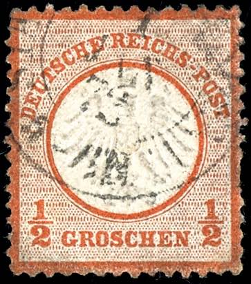 Deutsches Reich 1/2 Gr. Kleiner ... 