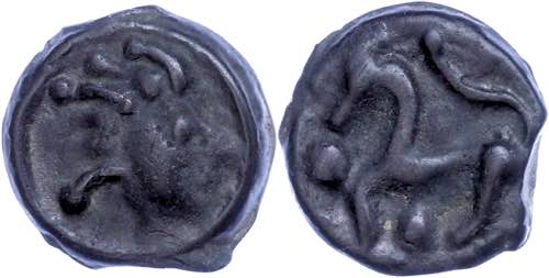 Münzen Kelten Gallien, Senones, ... 