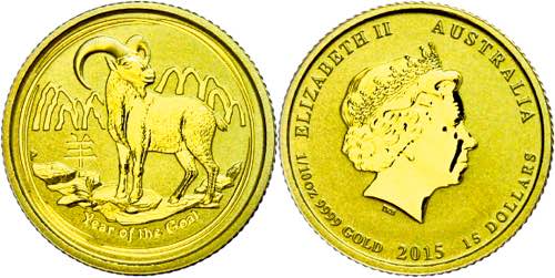 Australia 15 Dollars, Gold, 2015, ... 