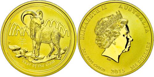 Australia 200 Dollars, Gold, 2015, ... 
