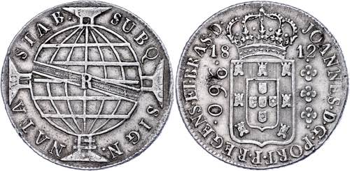 Brasilien 960 Reis, 1812, Joannes, ... 