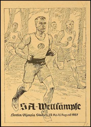 Propagandakarten Sport 1937, ... 