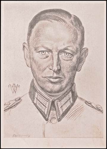 Porträtkarten 1940, Oberst ... 