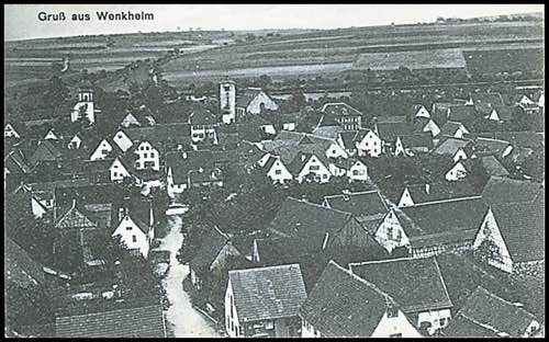 Ansichtskarten WENKHEIM, 1917, ... 